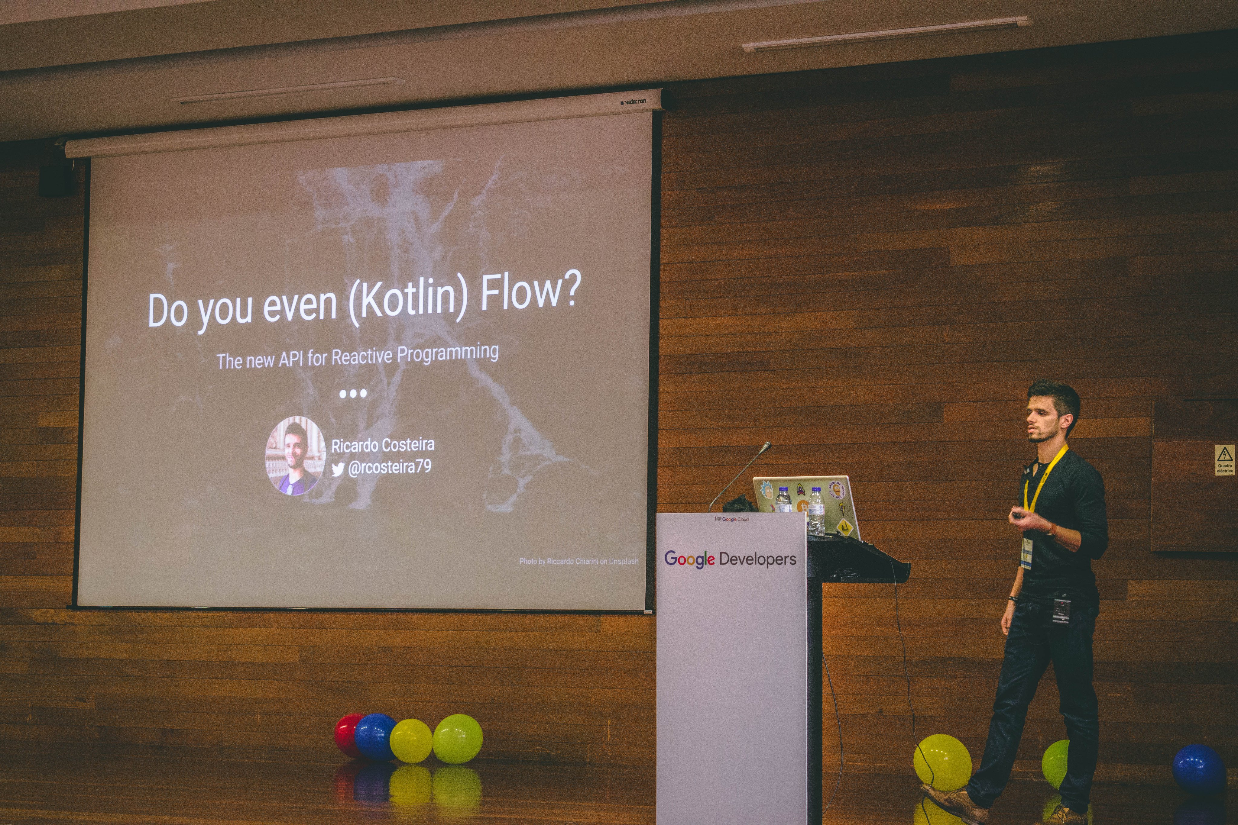 My talk about Kotlin Flow at DevFest Leiria 2019